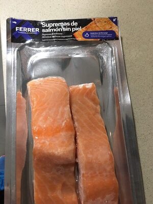 Supremas de salmon front packaging