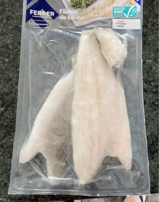 Filetes de lubina front packaging