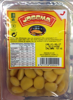 Graines de lupin front packaging