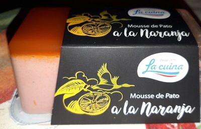 Mousse de pato a la naranja