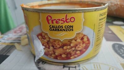 Callos con garbanzos