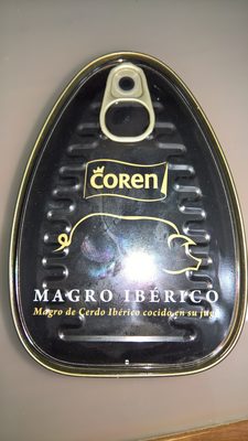 Magro de cerdo ibérico cocido front packaging