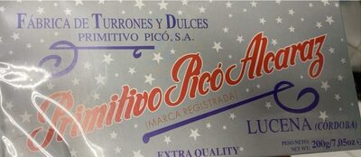 Turrón front packaging