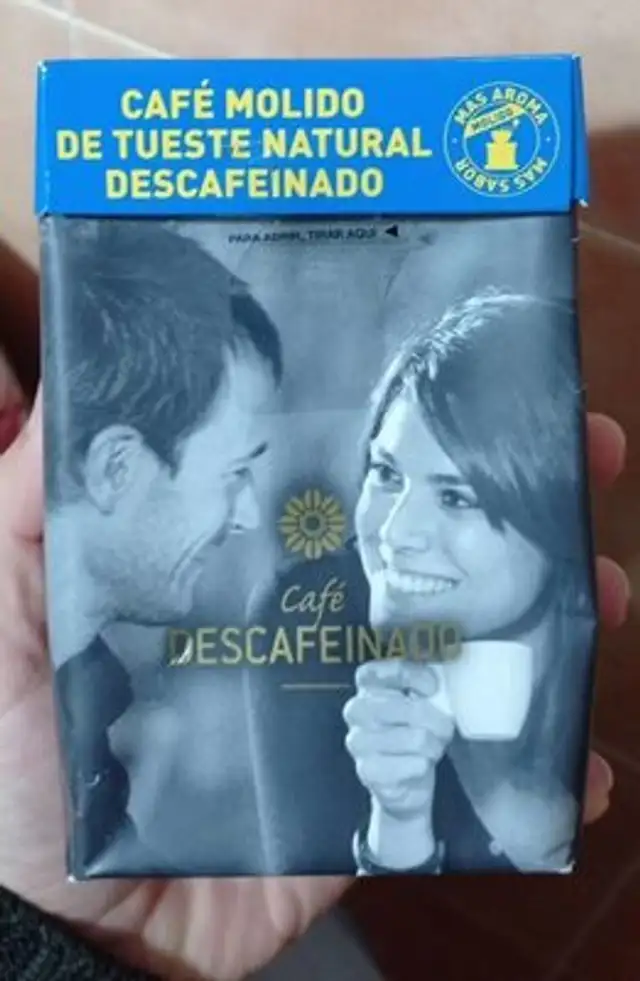 Café molido de tueste natural descafeinado