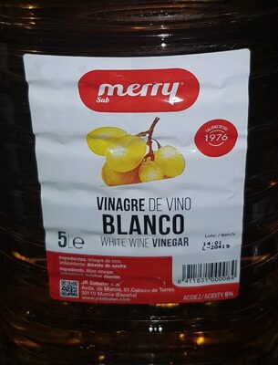 Vinagre de vino blanco