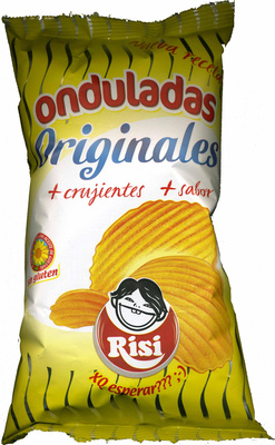 Patatas fritas onduladas