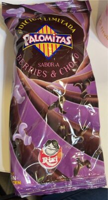 Palomitas berries & choco front packaging