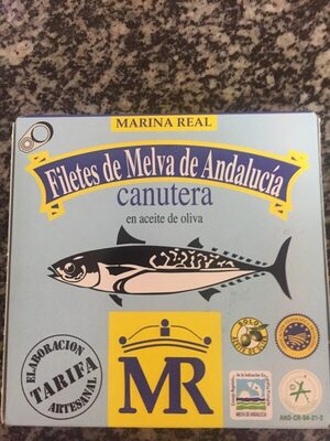 Filetes de Melva front packaging