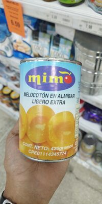 Melocotón en Almíbar front packaging