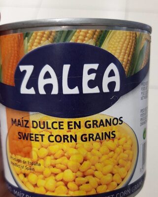 Maíz  dulce en granos front packaging