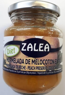 Mermelada de melocotón front packaging