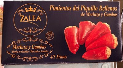 Pimientos de Piquillo Rellenos de Merluza y Gambas