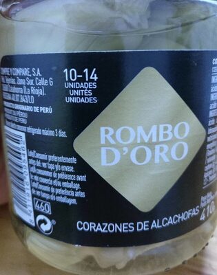 Corazones de alcachofa s front packaging