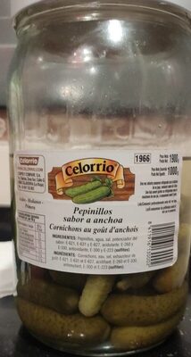 Pepinillos sabor anchoa