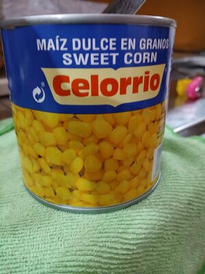 Maiz dulce en granos ingredients label