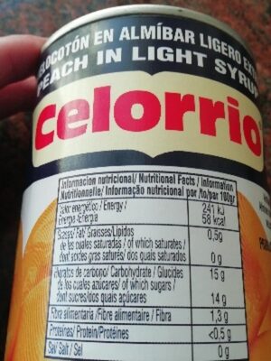 Melocotón En Almíbar Lata 1