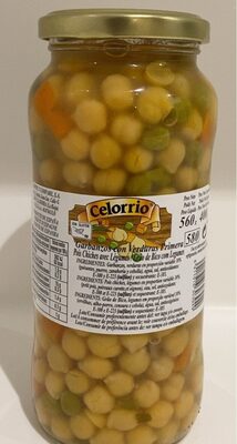 Garbanzos con verduras front packaging