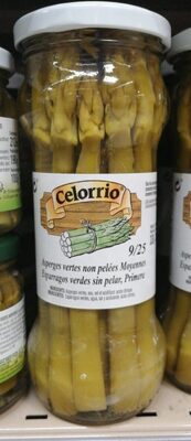 Asperges vertes non pelées Moyennes