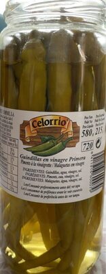 Guindillas en vinagre primera