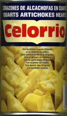 Corazones de alcachofas en cuartos