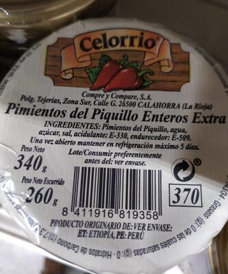 Pimientos de piquillo