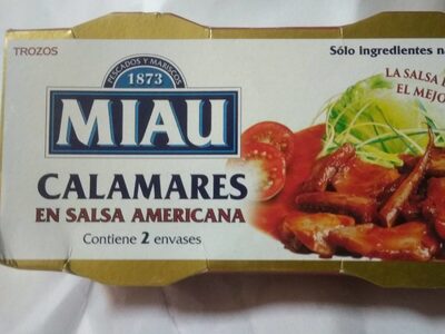 Calamares en salsa americana front packaging