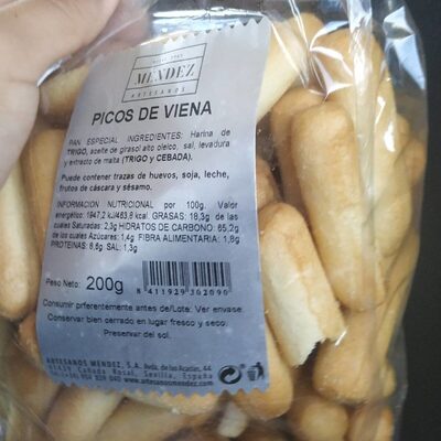 Picos de viena front packaging