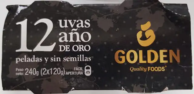 12 uvas año de oro front packaging