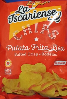 Chips patata frita lisa front packaging