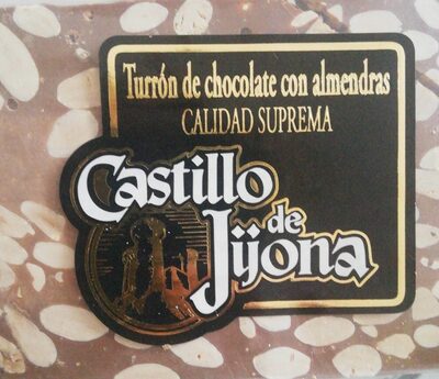 Turrón de chocolate y almendras