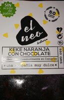 Keke de naranja con chocolate