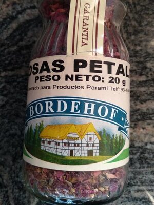 Rosas petalos front packaging