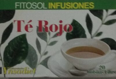Té rojo front packaging