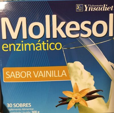 Molkesol Enzimatico (Sabor Vainilla) front packaging