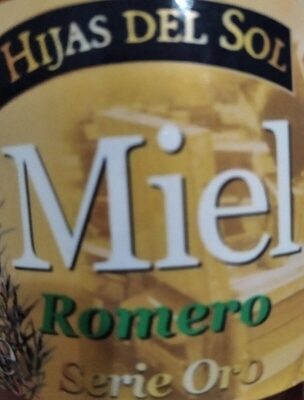 Miel de romero front packaging