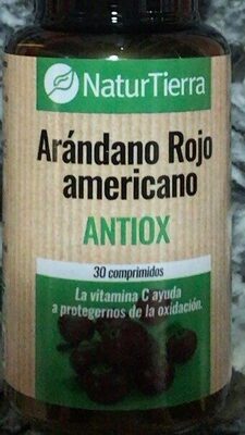 Arándano rojo americano front packaging