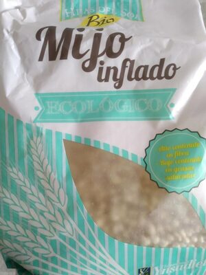 Mijo inflado ecológico front packaging