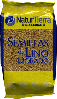Semillas de lino dorado front packaging