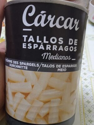 Tallos de espárragos front packaging