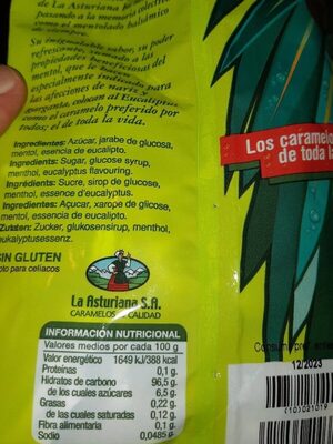 Caramelo eucaliptus front packaging