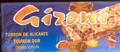 Gironá turrón de Alicante front packaging
