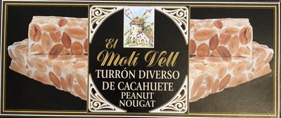 Turròn diverso de cacahuete