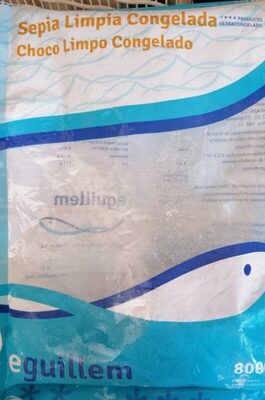 Sepia limpia congelada front packaging