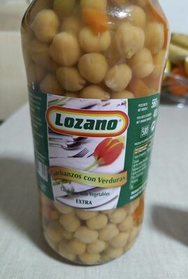 Garbanzos con verduras