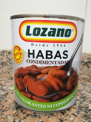 Habas condimentadas