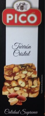 Turrón cristal front packaging