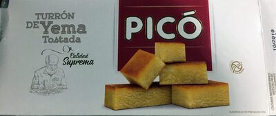 Turrón de yema tostada front packaging