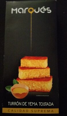 Turrón de yema tostada