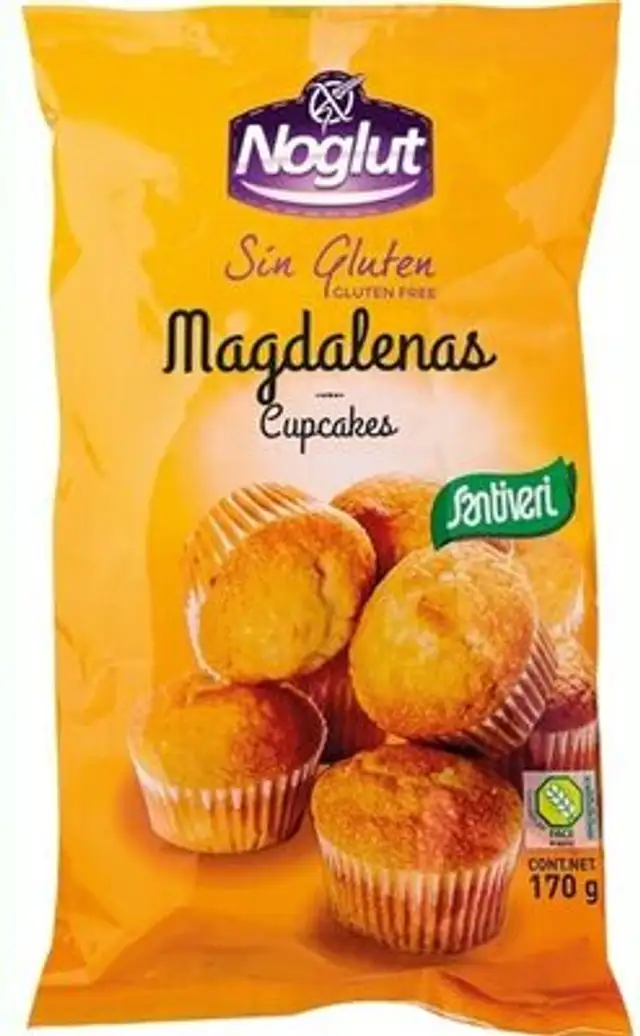 Noglut Magdalenas front packaging