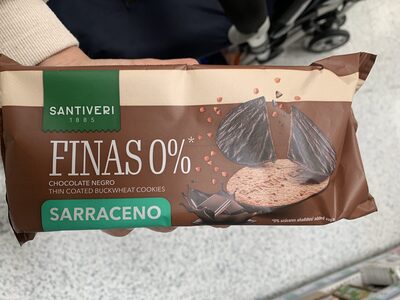 Chocolate Negro Thin Coated Buckwheat Cookies